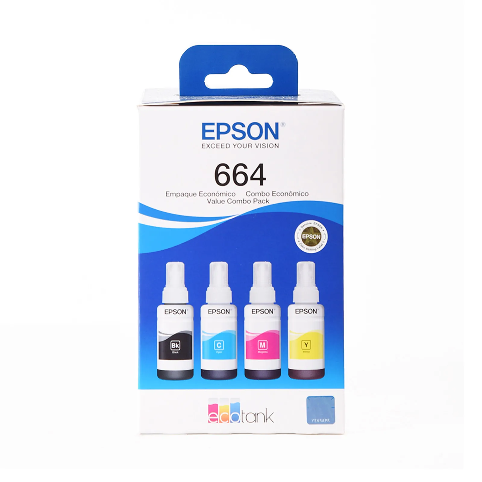 Combo x4 tintas Epson 664 Color