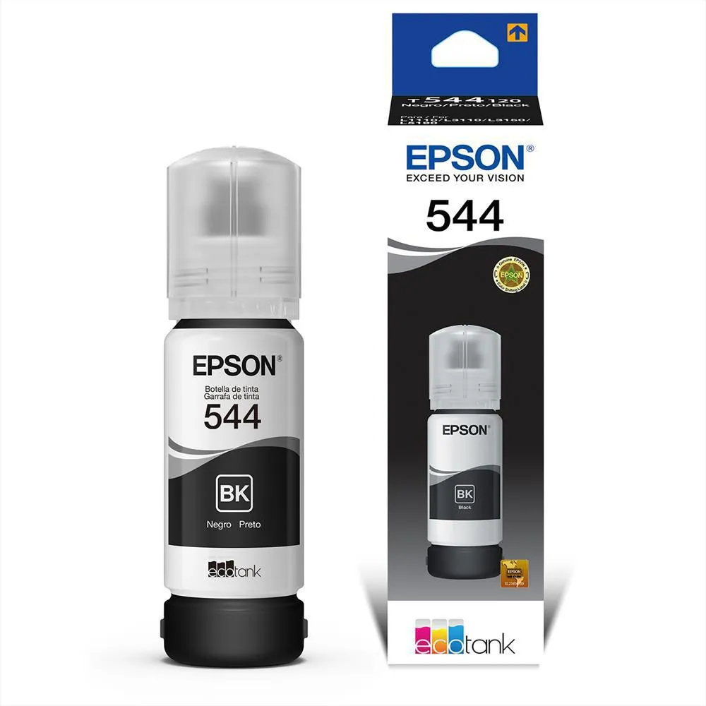 Botella de tinta Epson T544 Negra