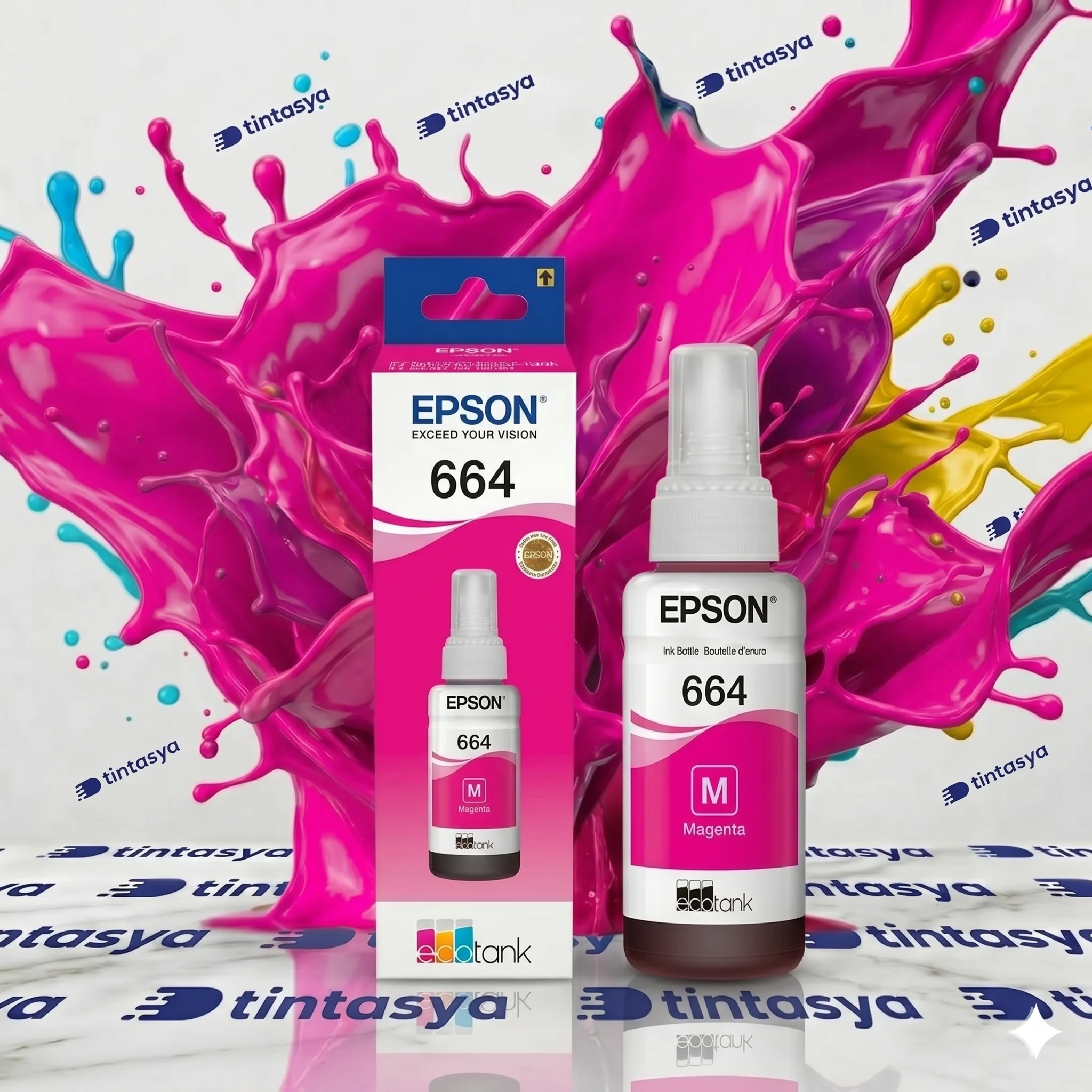 1 Und Tinta Epson 664 Magenta