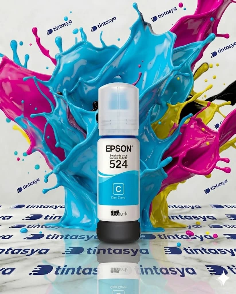 1 Und Tinta Epson 524 Azul