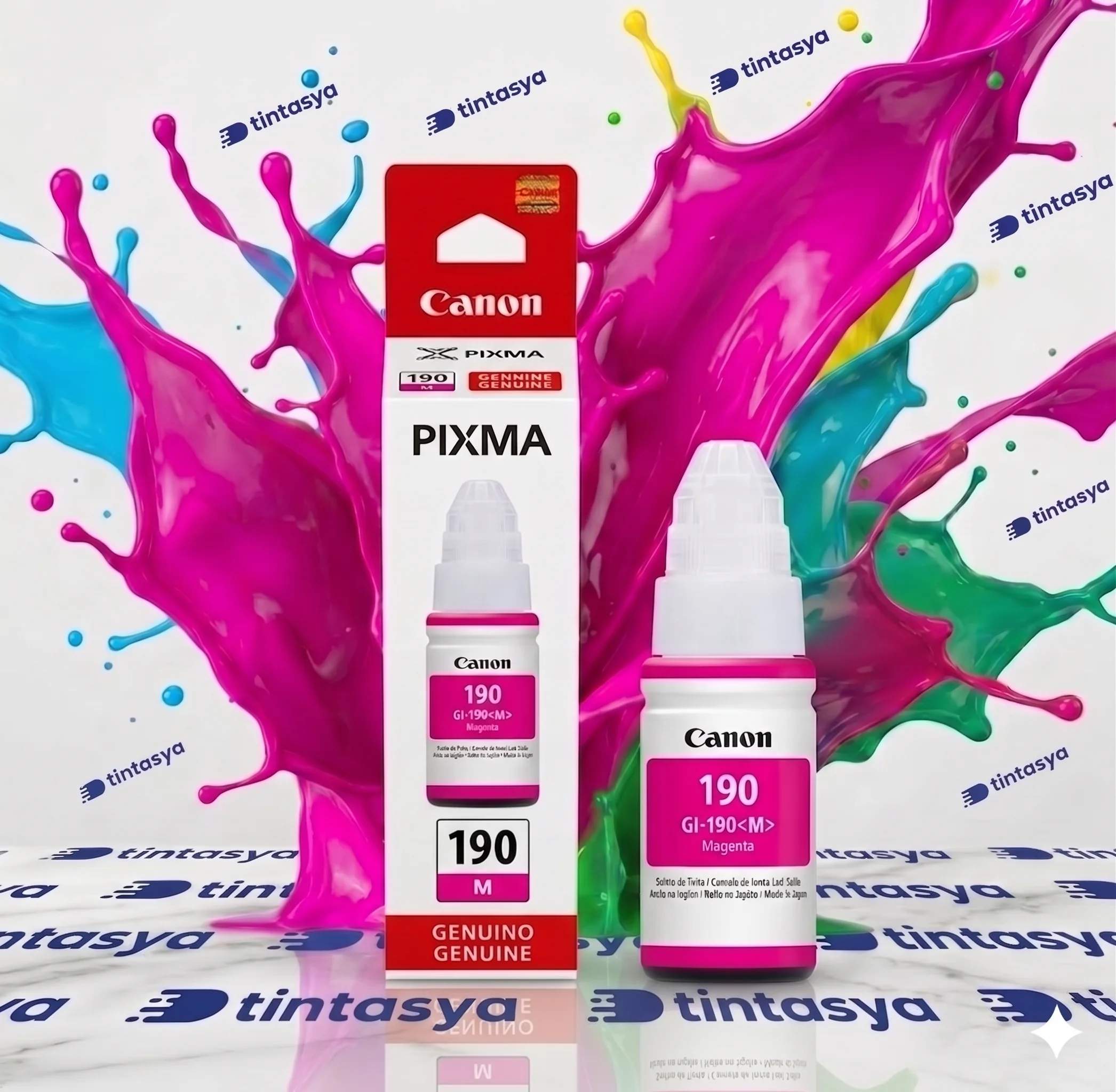 1 Und Tinta Canon Gi 190 Magenta