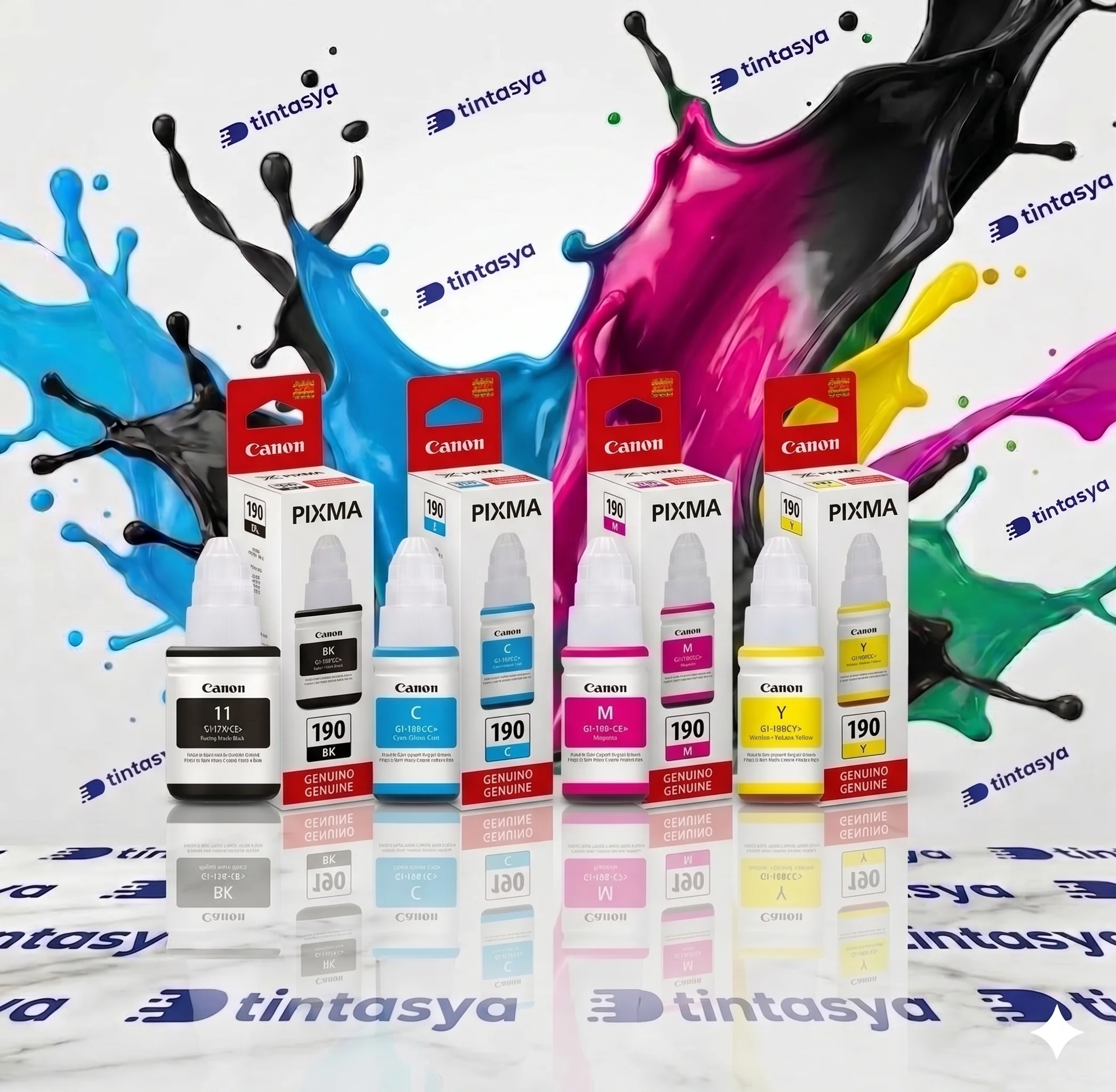 Kit x4 tintas Canon G-11