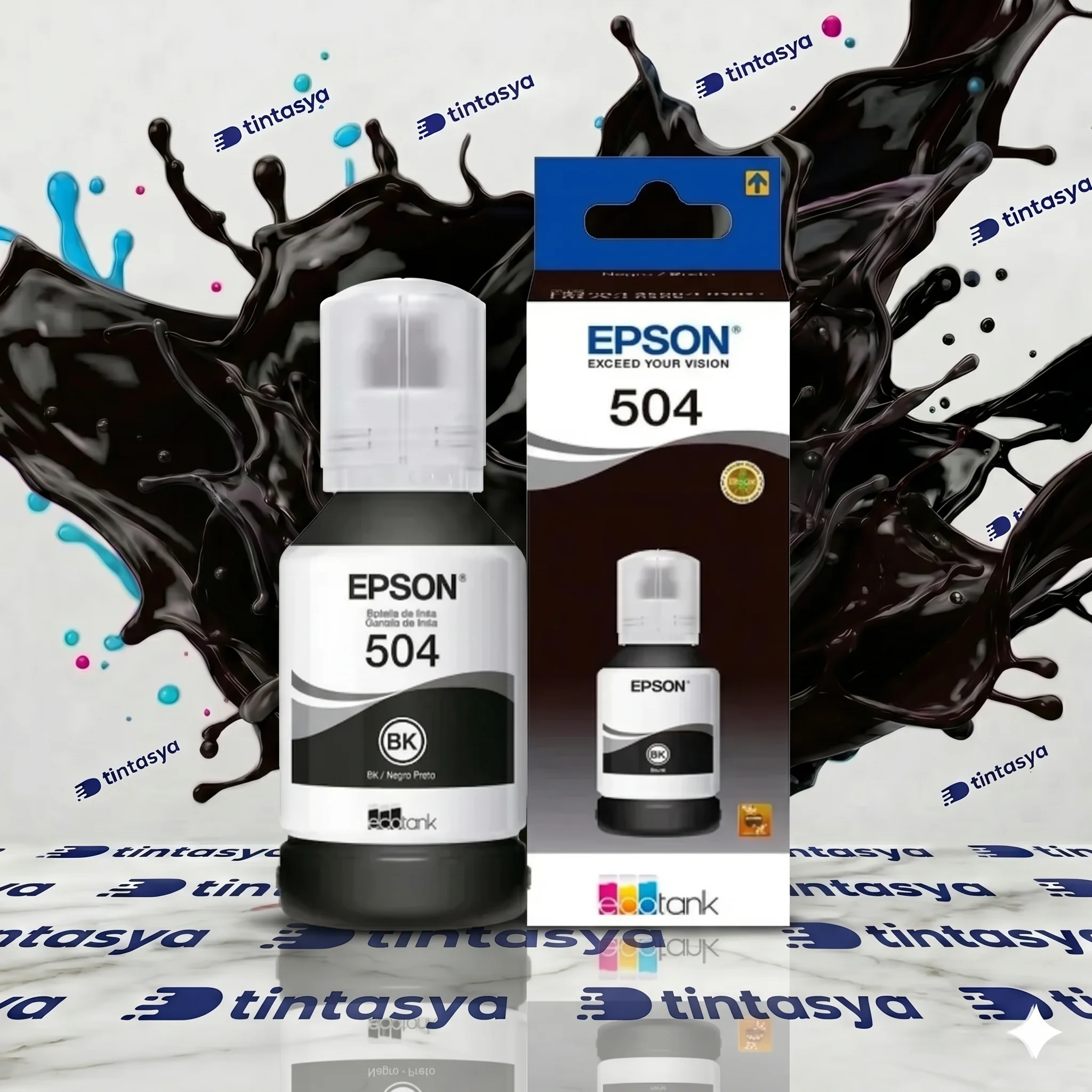 1 Und Tinta Epson 504 Negra